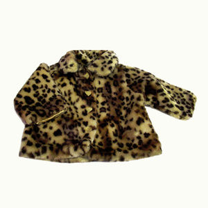 XOXO Baby Leopard Furry Jacket